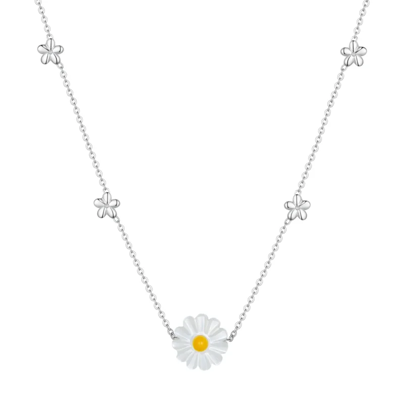 (image for) Pandora Style Daisy Necklace - SCN494