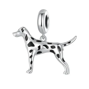 Pandora Style Dalmatian Dangle - BSC798 (image for) Pandora Style Dalmatian Dangle - BSC798