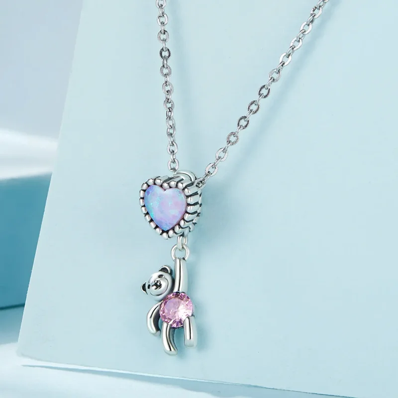 (image for) Pandora Style Dangle Bear - SCC2591 - View 3