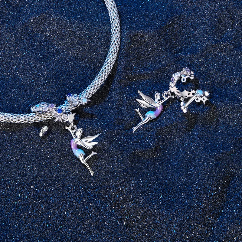 (image for) Pandora Style Day and Night Elf Charm - SCC2552 - View 4