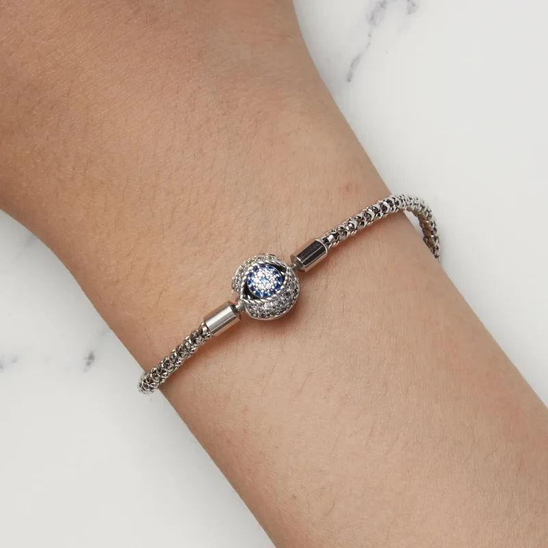 (image for) Pandora Style Devil's Eye Small Bulb Chain Bracelet - BSB141 - View 7