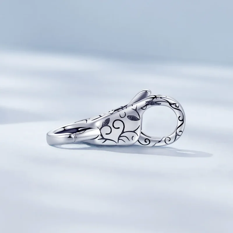 (image for) Pandora Style Double Lobster Clasp - BSP023 - View 2