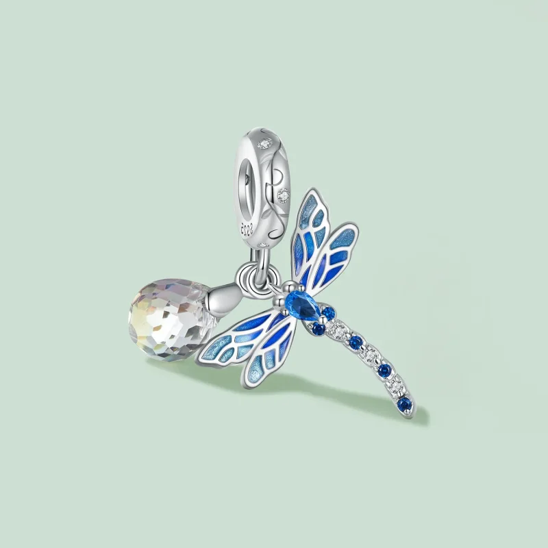 (image for) Pandora Style Dragonfly Dangle - SCC2597 - View 2