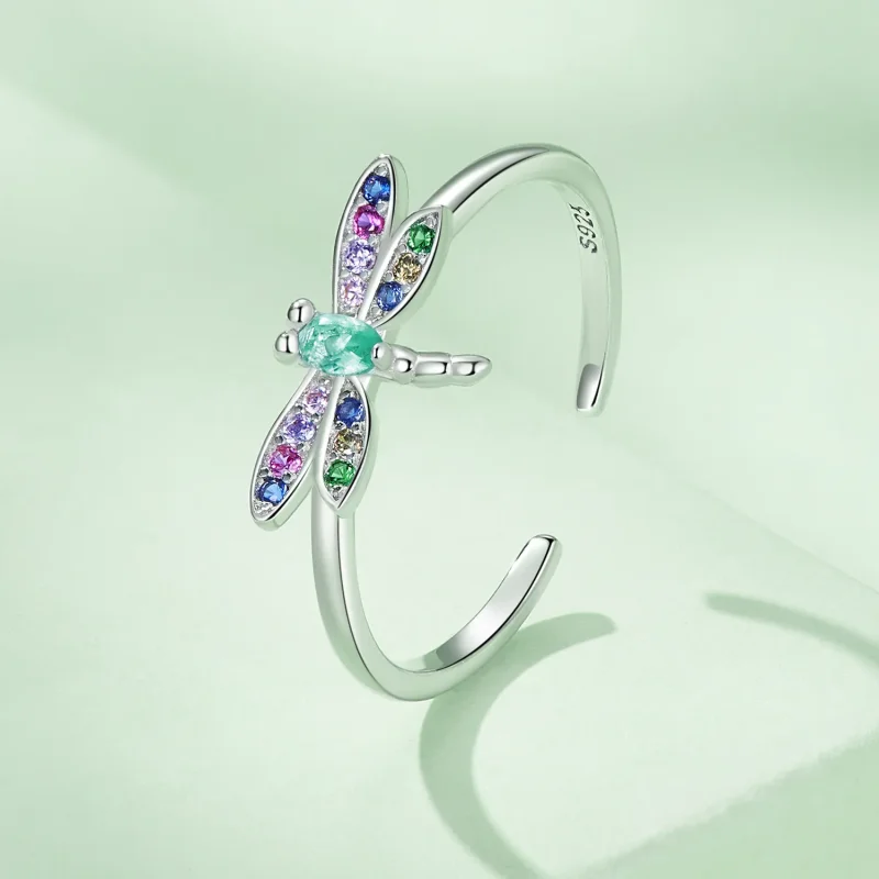 (image for) Pandora Style Dragonfly Ring - BSR384 - View 2