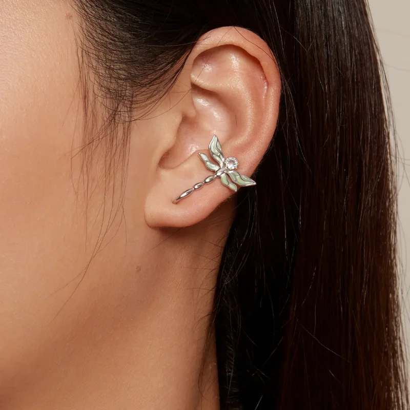 (image for) Pandora Style Dragonfly Studs Earrings - SCE1623 - View 8