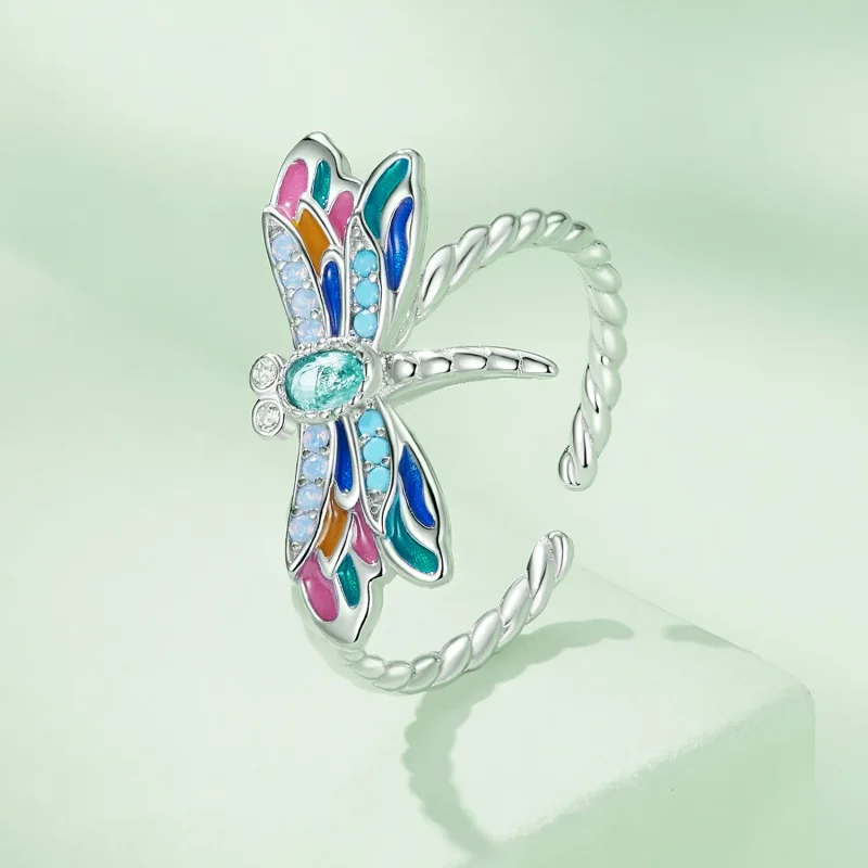 (image for) Pandora Style Dragonflyring - BSR385 - View 2