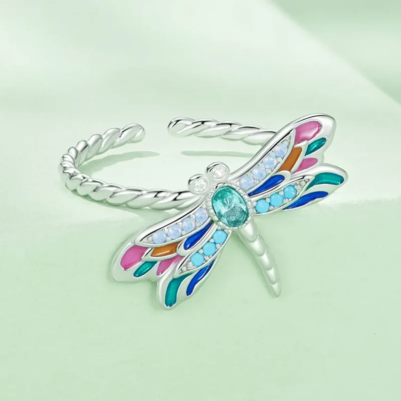 (image for) Pandora Style Dragonflyring - BSR385 - View 3