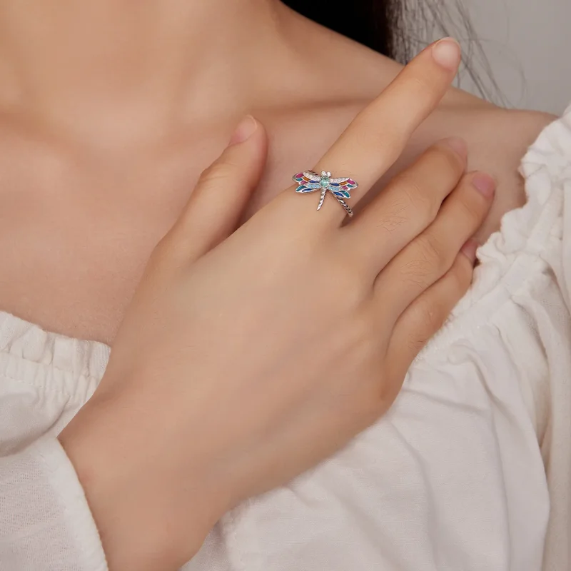 (image for) Pandora Style Dragonflyring - BSR385 - View 4