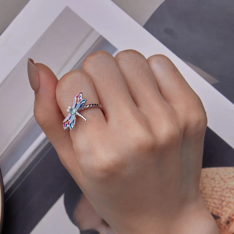 (image for) Pandora Style Dragonflyring - BSR385 - View 7