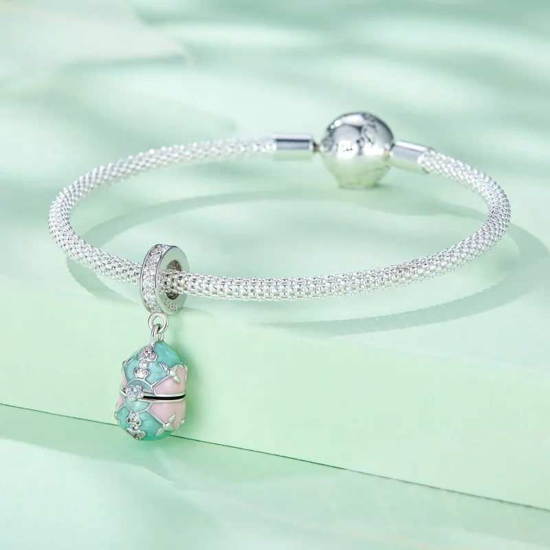 (image for) Pandora Style Easter Egg Dangle - BSC779 - View 4