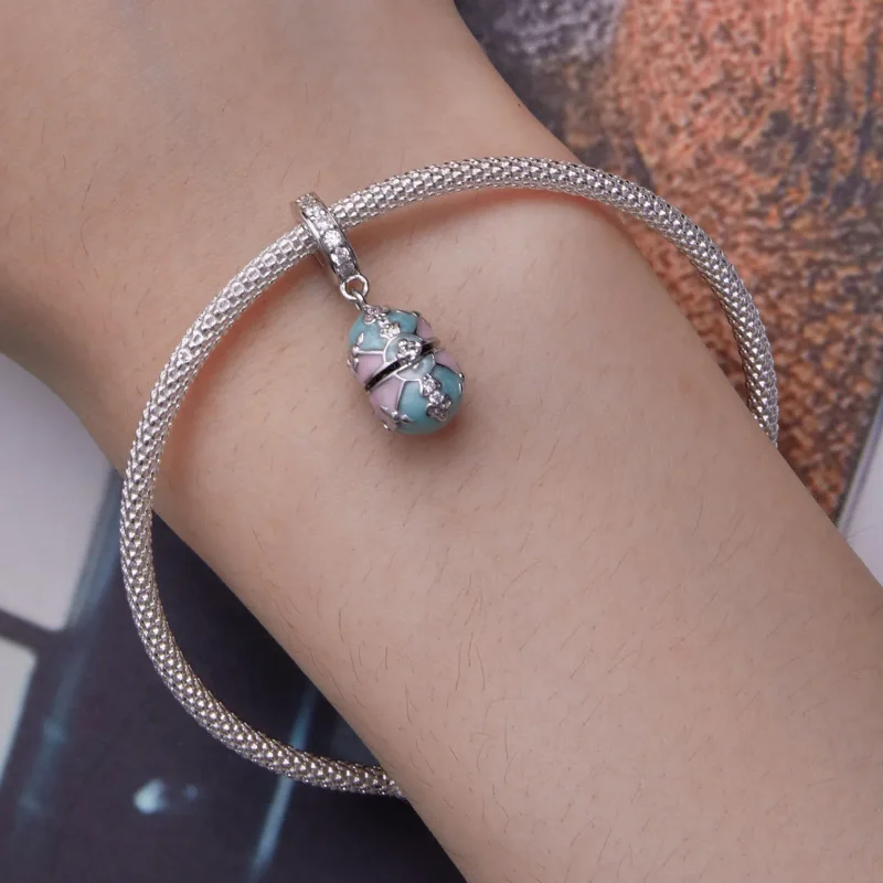 (image for) Pandora Style Easter Egg Dangle - BSC779 - View 6