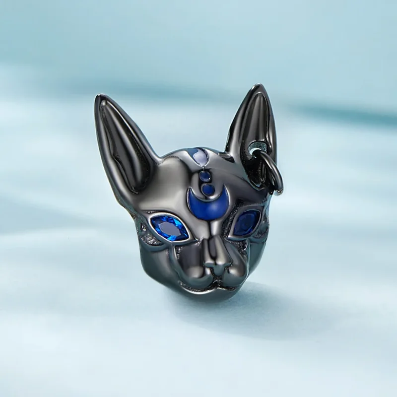 (image for) Pandora Style Egyptian Cat God Charm - SCC2592 - View 2