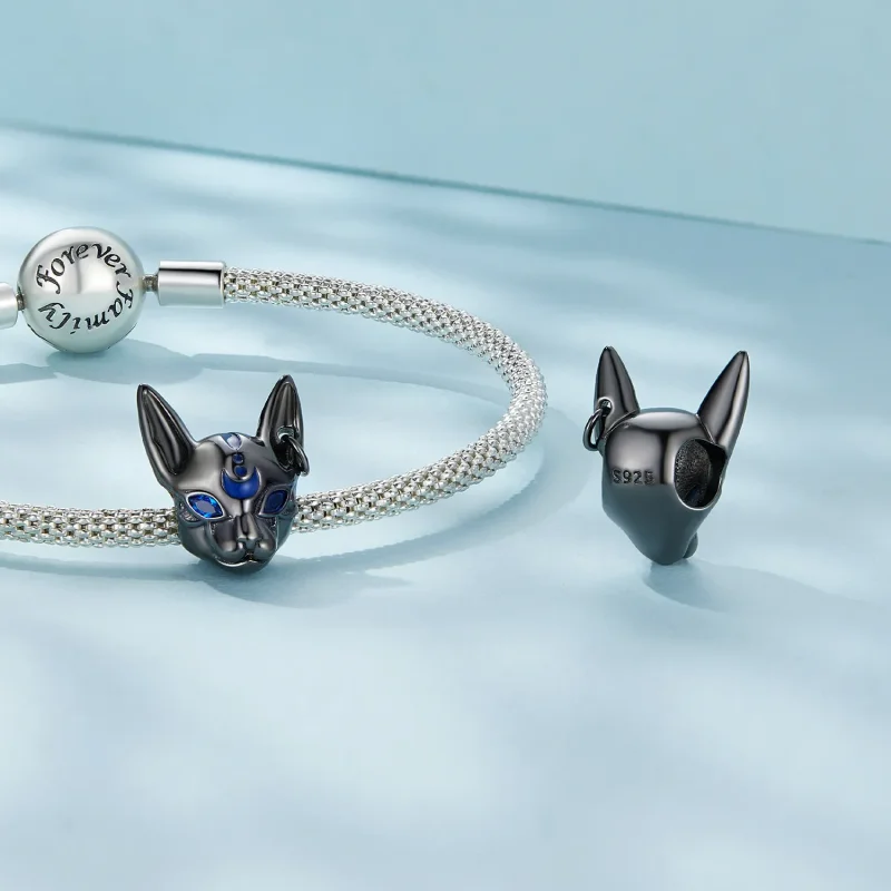 (image for) Pandora Style Egyptian Cat God Charm - SCC2592 - View 4