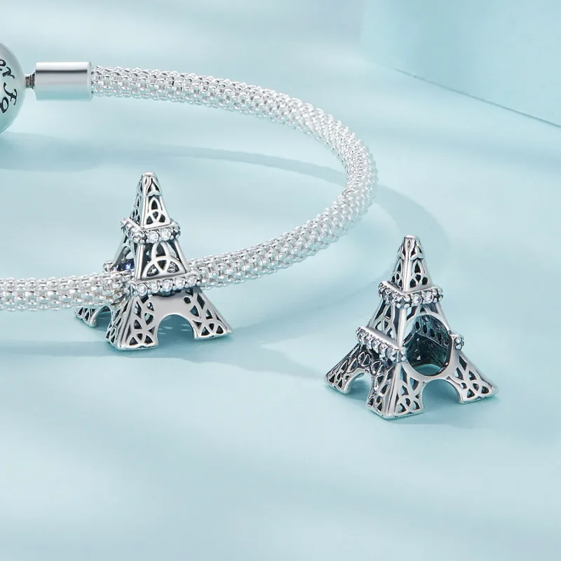 (image for) Pandora Style Eiffel Tower Charm - SCC2465 - View 4