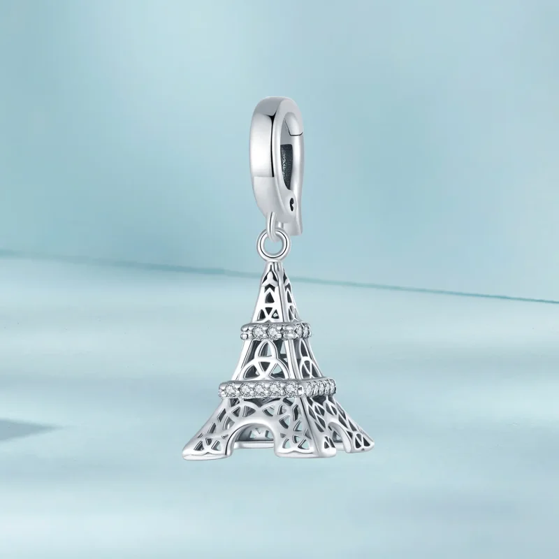 (image for) Pandora Style Eiffel Tower Dangle - SCC2570 - View 2