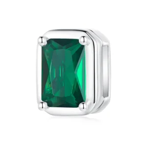 (image for) Pandora Style Emerald Clip - BSX005