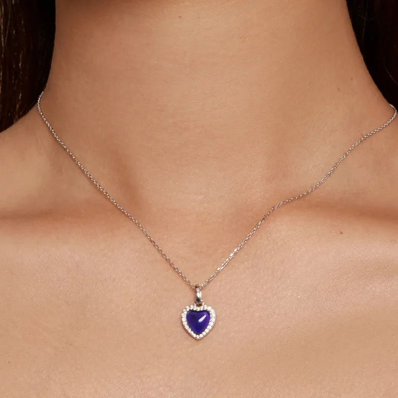 (image for) Pandora Style Emotional Heart Necklace - BSN344 - View 7
