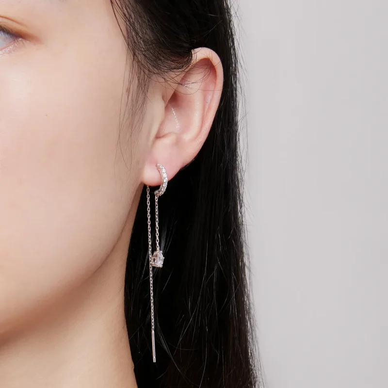 (image for) Pandora Style Exquisite Dangle Earrings - BSE830 - View 7