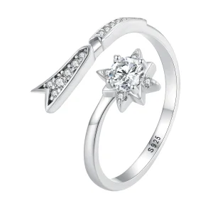 Pandora Style Exquisite Meteor Opening Ring - BSR413 (image for) Pandora Style Exquisite Meteor Opening Ring - BSR413