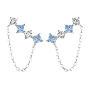 Pandora Style Exquisite Stone Studs Earrings - SCE1585 (image for) Pandora Style Exquisite Stone Studs Earrings - SCE1585