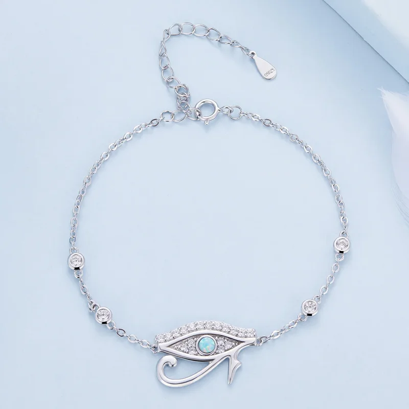 (image for) Pandora Style Eye of Horus Chain Bracelet - BSB114 - View 2