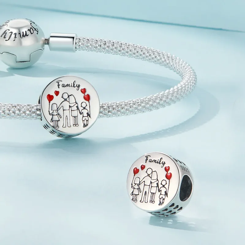 (image for) Pandora Style Family Charm - SCC2494 - View 4