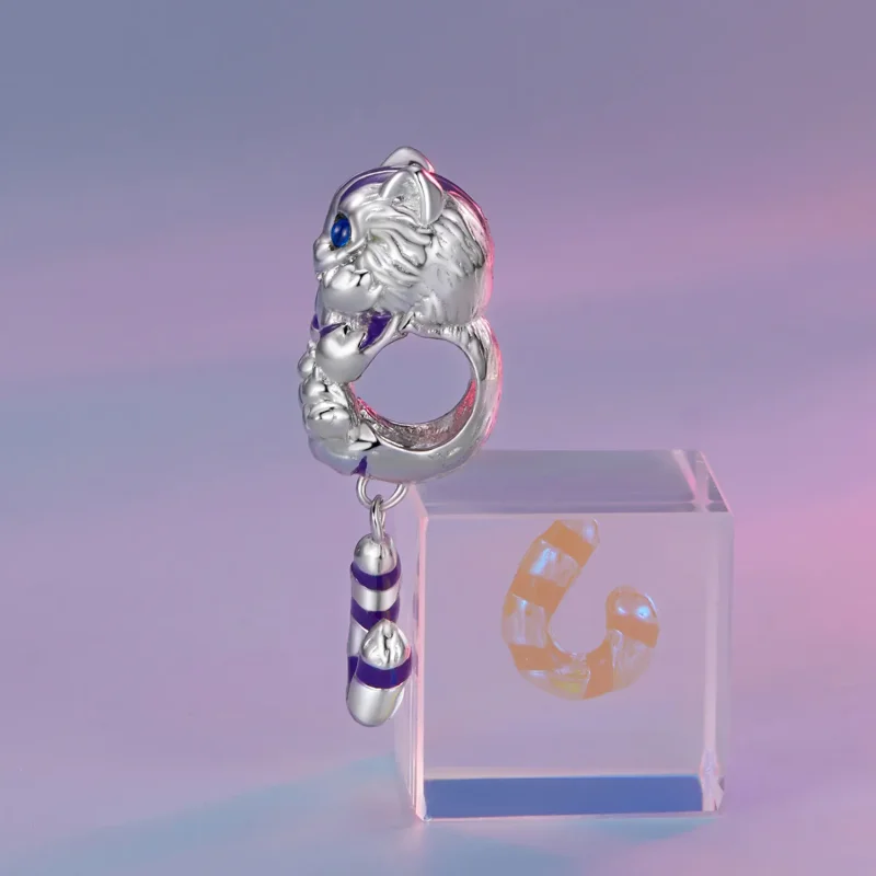 (image for) Pandora Style Fantasy Cat Charm - SCC2529 - View 3
