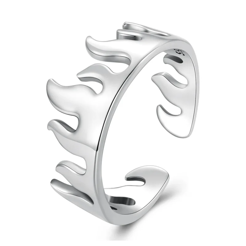 (image for) Pandora Style Flame Open Ring - SCR914 - View 8