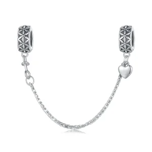 (image for) Pandora Style Flower of Life Silicone Safe Chain - SCC2632