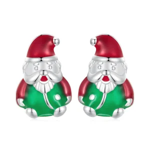 Pandora Style Glow-In-The-Dark Christmas Studs Earrings - BSE918 (image for) Pandora Style Glow-In-The-Dark Christmas Studs Earrings - BSE918