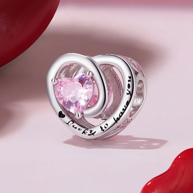 (image for) Pandora Style Gratitude Charm - BSC921 - View 2