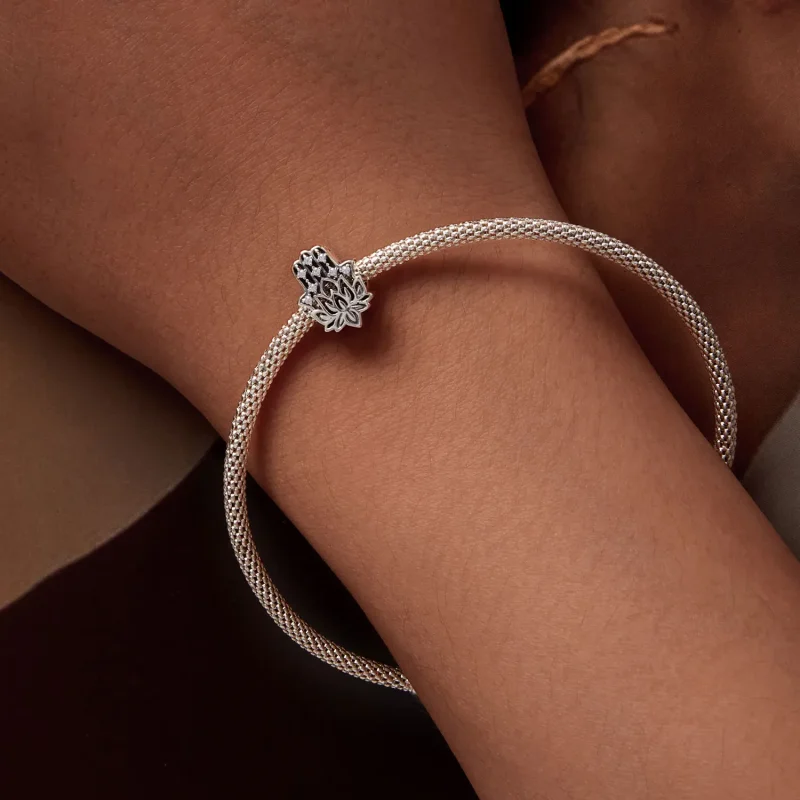 (image for) Pandora Style Hand of Fatima Charm - SCC2628 - View 7
