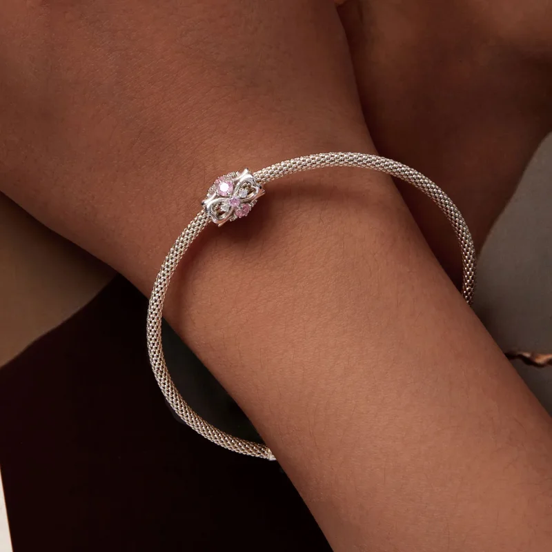 (image for) Pandora Style Heart Shape Small Waist Charm - BSC924 - View 7