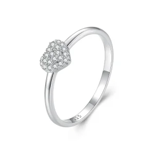 (image for) Pandora Style Heart-Shaped Ring(One Certificate) - MSR038