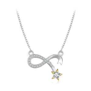 Pandora Style Infinity Symbol Necklace - BSN351 (image for) Pandora Style Infinity Symbol Necklace - BSN351
