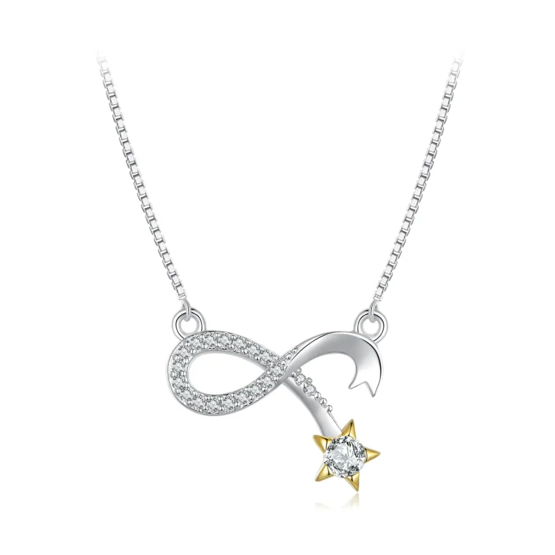 (image for) Pandora Style Infinity Symbol Necklace - BSN351