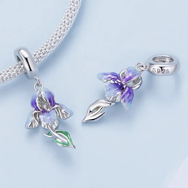 (image for) Pandora Style Iris Dangle - BSC815 - View 4