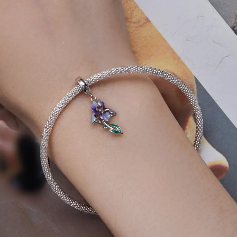 (image for) Pandora Style Iris Dangle - BSC815 - View 5