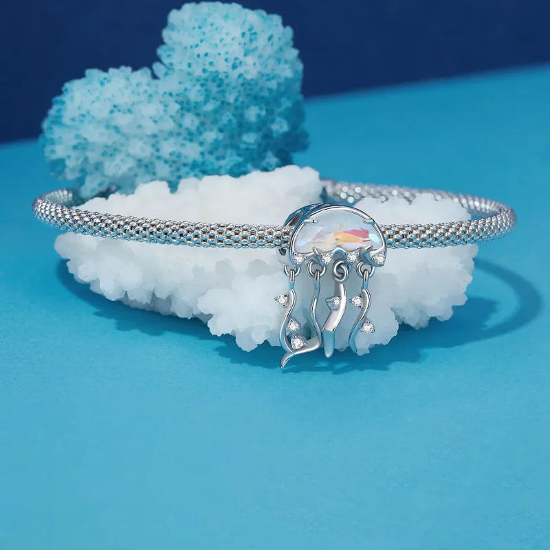 (image for) Pandora Style Jellyfish Charm - BSC915 - View 3
