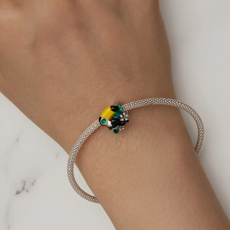 (image for) Pandora Style Jungle Toucan Charm - SCC2520 - View 7