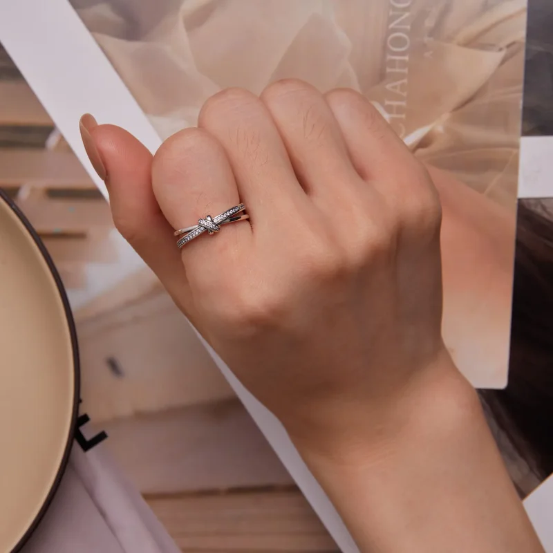 (image for) Pandora Style Knot Ring - SCR896 - View 6