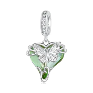(image for) Pandora Style Little Flying Butterfly Dangle - BSC897