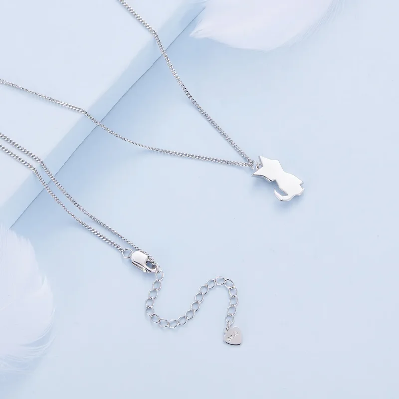 (image for) Pandora Style Little Fox Necklace - BSN319 - View 4
