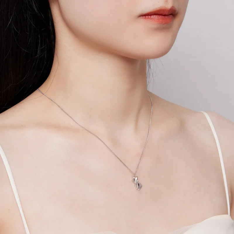 (image for) Pandora Style Little Fox Necklace - BSN319 - View 7