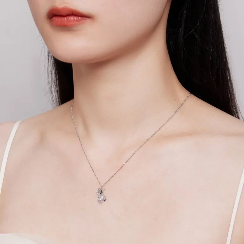 (image for) Pandora Style Little Fox Necklace - BSN319 - View 8