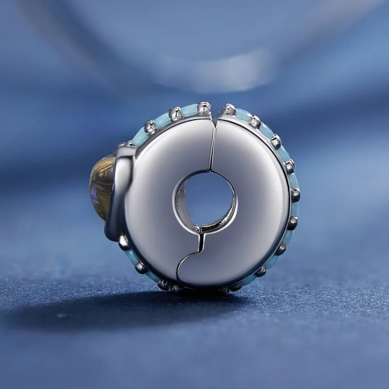 (image for) Pandora Style Magic Heart Clip - SCC2537 - View 3
