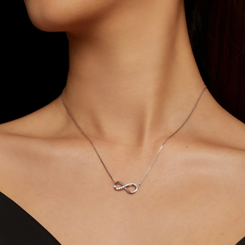 (image for) Pandora Style Möbius Strip Necklace (One Certificate) - MSN018 - View 5