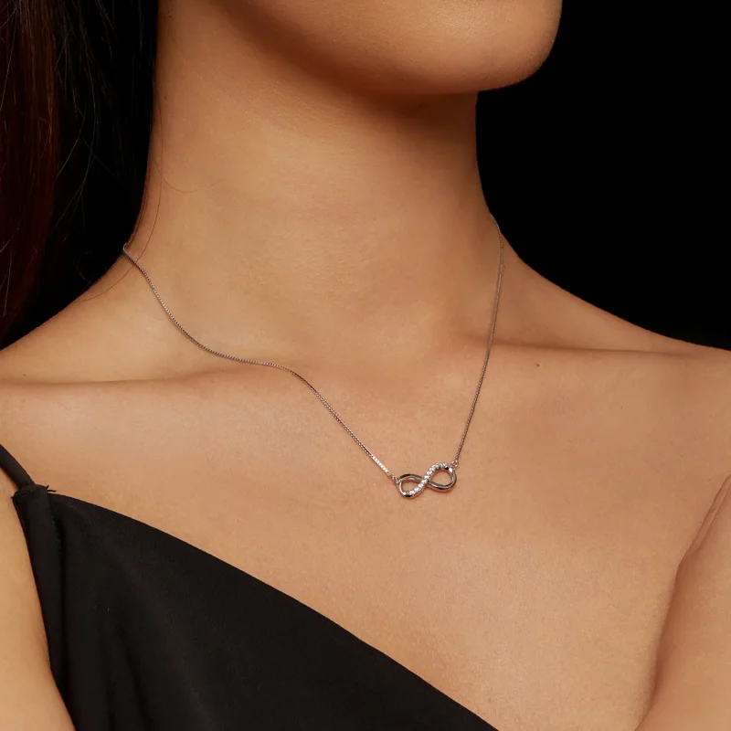 (image for) Pandora Style Möbius Strip Necklace (One Certificate) - MSN018 - View 6