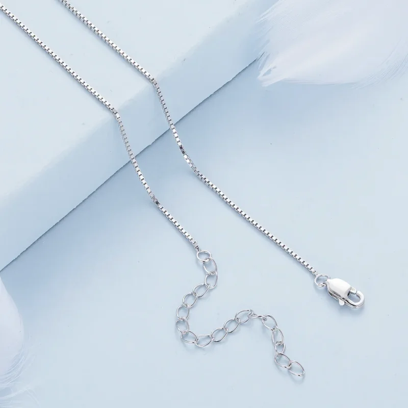 (image for) Pandora Style Melting Heart Necklace - BSN322 - View 5