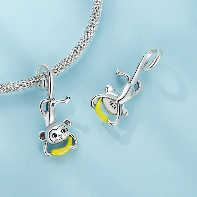 (image for) Pandora Style Monkey Dangle - SCC2547 - View 4